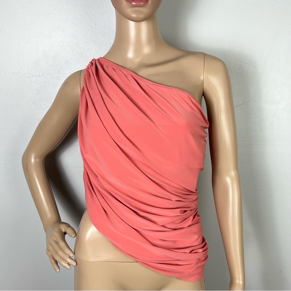 NEW NORMA KAMALI REVOLVE ONE-SHOULDER TOP - Picture 2 of 8